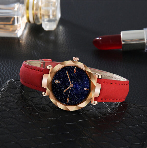 Starry Sky Dial Simple Women's Watch Fashion Belt - Image 9