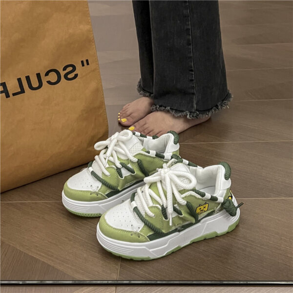 Original All-matching Trendy Platform Leisure Sports Skateboard Shoes - Image 2