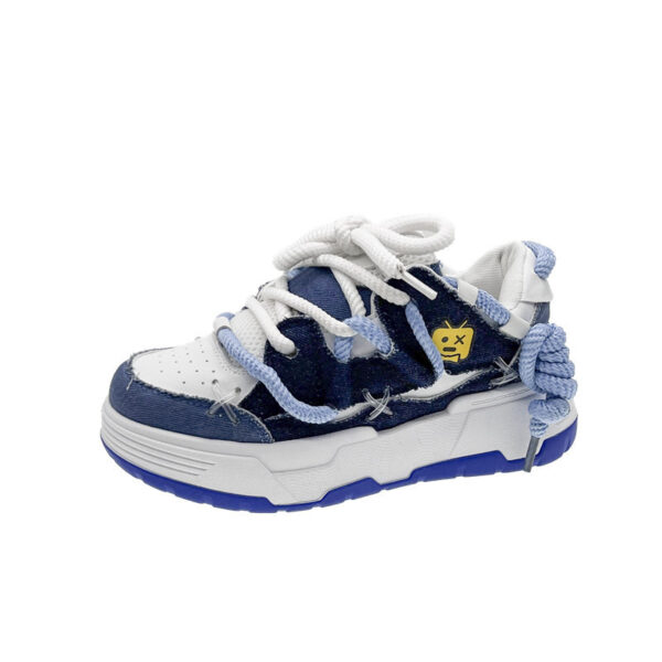 Original All-matching Trendy Platform Leisure Sports Skateboard Shoes - Image 8